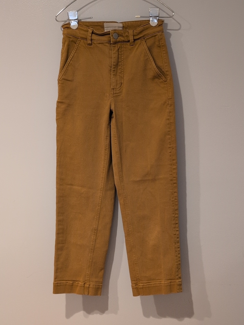 Everlane Utility Straight Leg Pants In Cropped Length Size 00